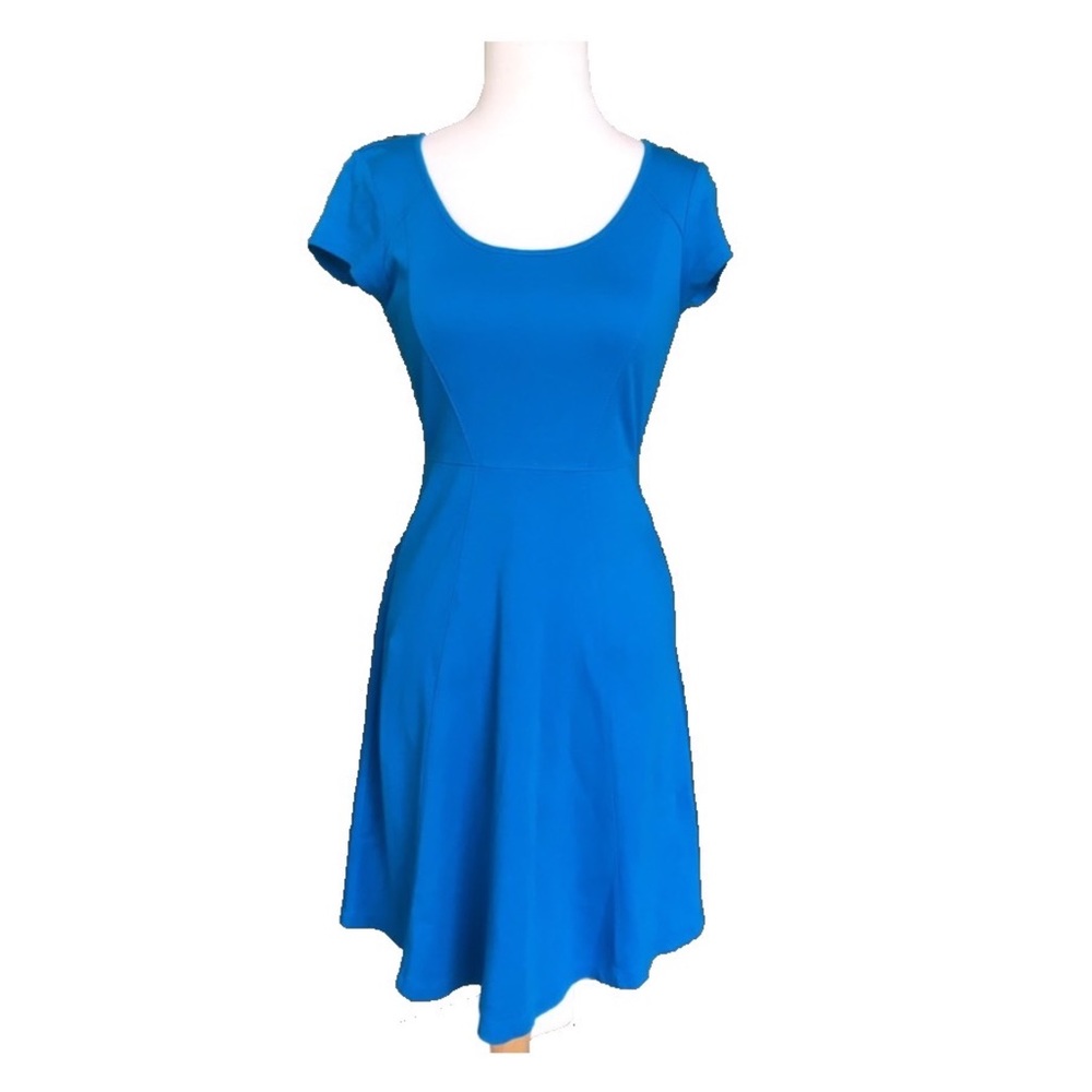 Beautiful Periwinkle Blue Fit and Flare Dress